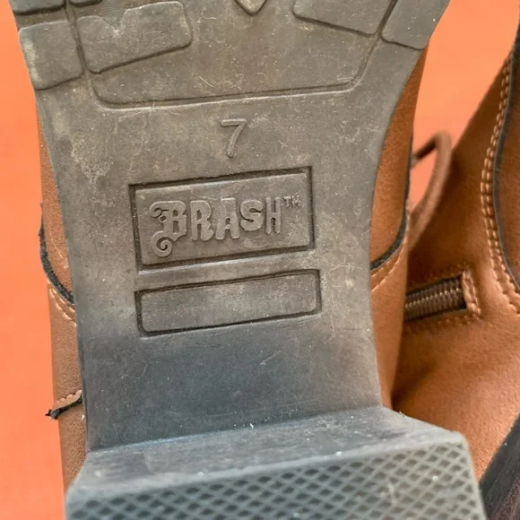 Brash | Brown Riot Combat Boots - Picture 9 of 9